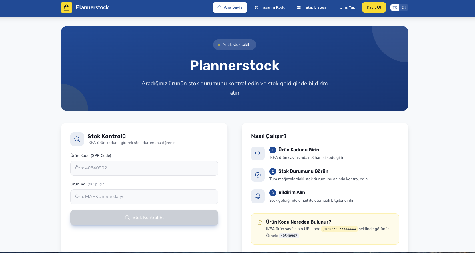 Plannerstock